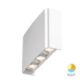 Braytron Zidna bastenska svetiljka BRY-VECTOR-B-WL-BELA-6x1W-3U1-IP65