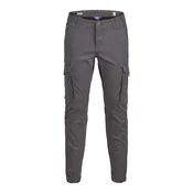 Jack & Jones Junior Hlače Paul, siva