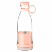 HOME & MARKER Blender za Smoothije, Mešalnik Sokov, Prenosni, USB polnjenje (Roza) | JUCIFY