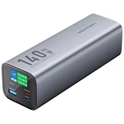 Polnilnik Vention powerbank z LED zaslonom 27000mAh 140W FHVH0 siva