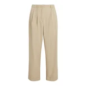 Tommy Hilfiger Hlače iz tkanine WW0WW45589 Bež Relaxed Fit