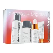 Cleansing + Illuminating Set Dermalogica: Special Facial Cleansing Gel 50 ml + Daily Microfoliant Exfoliating Powder 13 g + Biolumina-C Vitamin C Illu