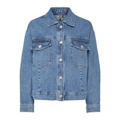 PIECES Prehodna jakna PCELMA moder denim