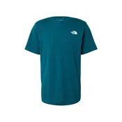 THE NORTH FACE Majica MOUNTAIN cijansko modra/bela
