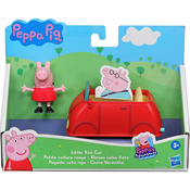 HASBRO Autic i figura Peppa Pig Peppas Adventures crveni
