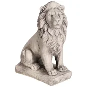 shumee Siva betonska skulptura leva Vrtna figura leva v slogu art deco