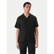 Calvin Klein Srajca LV04LF137G Črna Relaxed Fit