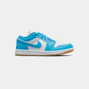 Nike 1 Low White Gum Light Brown Dark Powder Blue (Womens) Kostanjeva