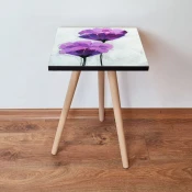 Hanah Home Klub sto Shp311, 35x42x35 cm, Svetlosivi