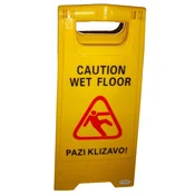 Znak Upozorenja - PAZI KLIZAVO / CAUTION WET FLOOR