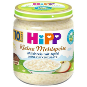 HiPP BIO Mliječna riža s jabukama iz Velike Britanije. 9. mjesec, 200 g