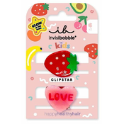 Invisibobble Sponke za lase Clipstar Glow Frutti Strawberry 2 kom