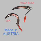 Leseni ročaj za koso 220mm avstrijski 194g