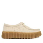 Nizki čevlji Clarks Torhill Bee 26186297 Écru