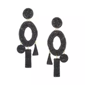 Mercedes Salazar - Tropic earrings - women - Black
