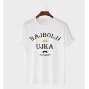 MAFIMI Muška majica Najbolji ujka, Bela