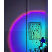 Dardanar Mini Sunset Light Net Rdeča Sunset Light Floor Photo Projection Dusk Warm Light Dawn Dawn Light USB Small Night Light, (21199130)