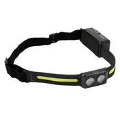 shumee Naglavna svetilka, mehka LED COB v obliki traku z aktivacijo z gestami in dvojnim reflektorjem 500lm 2000mAh USB, Teger