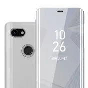 Cadorabo CADORABO primera, združljiv z Googlom v Agate Silver - Clear View Zrcalo Zaščitni pokrov s funkcijo stojala 360 stopinj zaščita, (20572767)