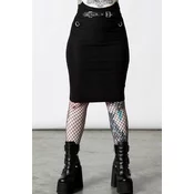 Žensko krilo KILLSTAR - Warbird Pencil Skirt - Črna - KSRA004032