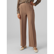 Vero Moda Hlače iz tkanine 10296830 Rjava Relaxed Fit
