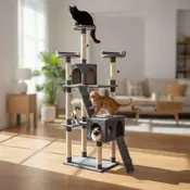 Paws & Whiskers Kucica za macke, Antracit