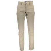 GANT MEN'S BEIGE TROUSERS