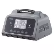 VEVOR Polnilec baterij 20A 6V 12V 24V LCD zaslon vzdrževalec počasnega polnjenja