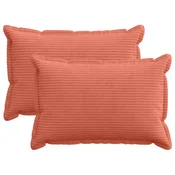 vidaXL Prevleka za blazino 2 kos HOUTEN Rdeče oranžna 50 x 75 cm