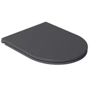 INFINITY Slim straniščno sedalo, mehko zapiranje, enostavno jemanje, antracit - Črna - Isvea - INFINITY - 24 - Duroplast - Za posebna stranišča - 14
