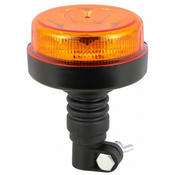 KAMAR LED opozorilna luč 16W, 12xLED, R65, R10, flex priključek preko ročaja, 12/24V, 4 načini, oranžna, IP67 [ALR0006-4]