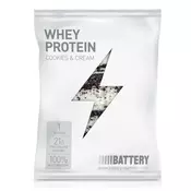 Battery whey protein cookies & cream 30g