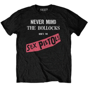 Sex Pistols Majica Never Mind The Bollocks Original Album Unisex Black M