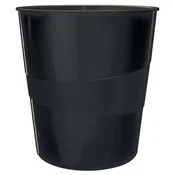 Kanta za otpadni papir, 15 litara, LEITZ Recycle, crna 53280095