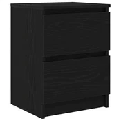 Vidaxl TV omarica črna 40x35x54 cm inženirski les