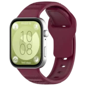 Infostyle Silikonski pašček za uro (20mm) Rdeča
