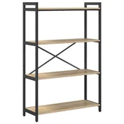 Vidaxl Knjižna polica Sonoma hrast 80 x 30 x 120 cm Konstruiran les