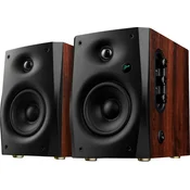 Swan D1100 Hi-Fi namizni zvočnik Brown 2 kos