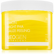 Neogen Dermalogy Clean Beauty Gauze Peeling Lemon Bright PHA piling blazinice za obraz za posvetlitev in zgladitev kože 30 kos