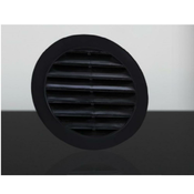 Texo V04120B Ventilaciona rešetka, fi120, Crna