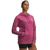 Mikina Under Armour Icon Fleece Taped Hoodiey Red XS