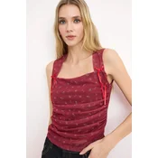 Trendyol Milla Ženska bluza, Bordo
