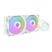 Darkflash DA240 LED PC Water Cooling 2x 120x120 (White)