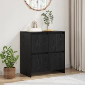 Kreveta Crni hrast 70 x 41 x 75 cm Konstruirano drvo
