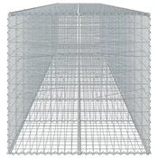 Gabionska košara s poklopcem 900x100x100 cm pocincano željezo