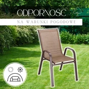 Springos GF0073 VRTNI STOL 73 X 55,5 X 93 CM (4 kos)