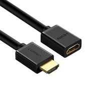 UGREEN HDMI kabel UGREEN moški/ženski 3m (črn), (20605407)