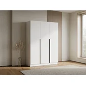 Ormar Mandeville 369 (Bijela + Crna) Crna, Bijela, 200x150x56cm, Vrata ormariVrata ormaraPorte guardaroba: Klasicna vrata