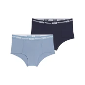 Womens Puma Mini Short (2-Pack), Blue, Size 1, Clothing