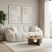 ATELIER DEL SOFA Sofa dvosed Octavio White